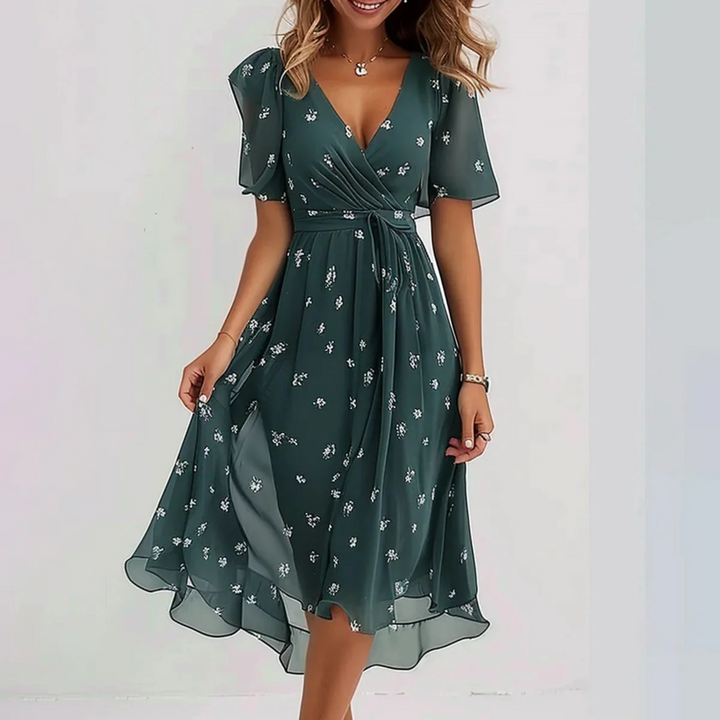 Cadence | Women's Floral Summer Midi Dress
