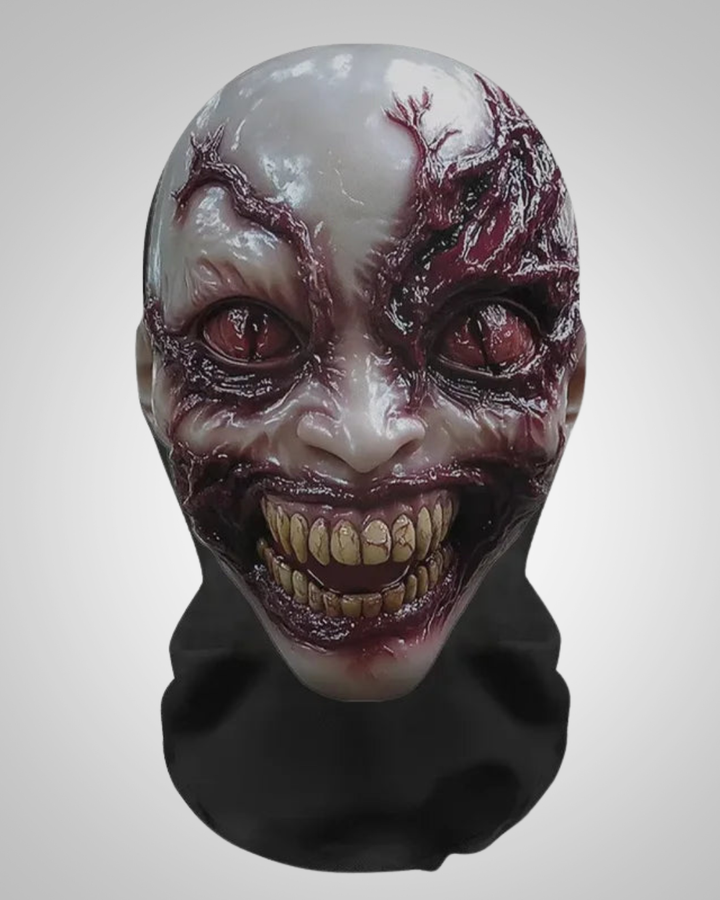 Halloween 3D Mesh Elastic Fit Ghost Face Mask