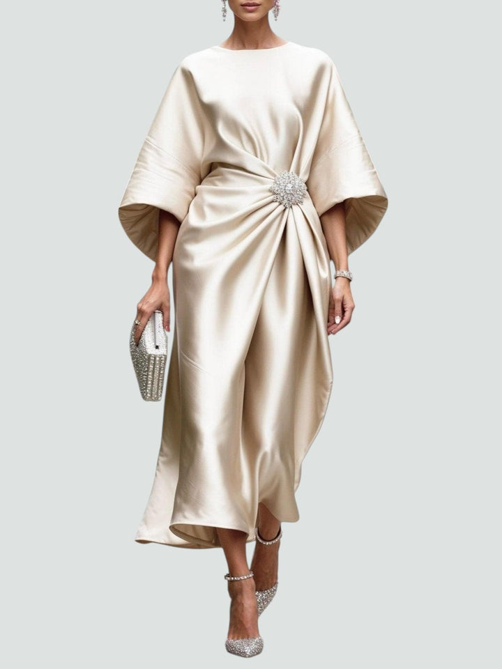 Gunda | Women’s Evening Satin Maxi Dress