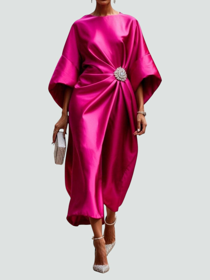 Gunda | Women’s Evening Satin Maxi Dress