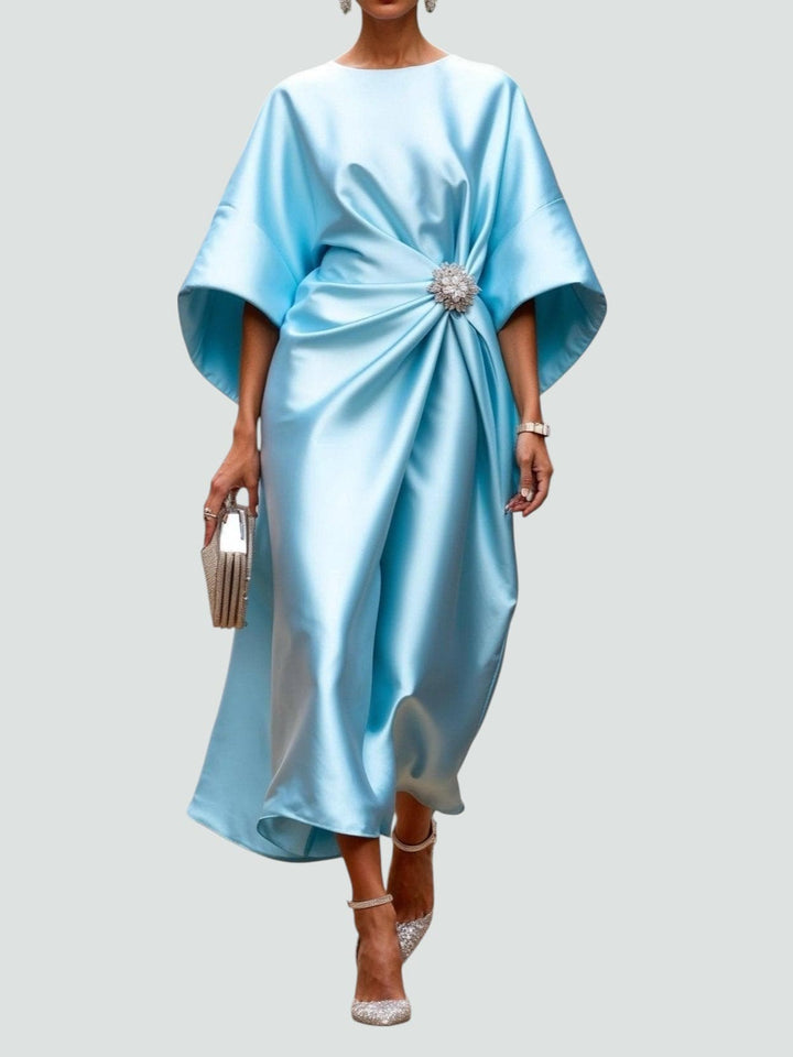 Gunda | Women’s Evening Satin Maxi Dress