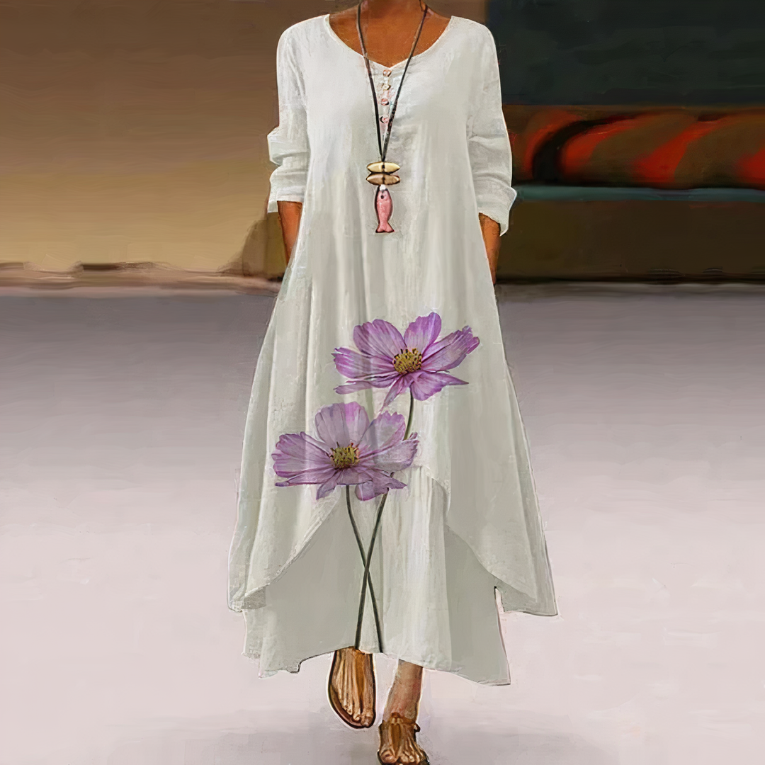 Maleah | Women's Classic Floral Maxi Dress