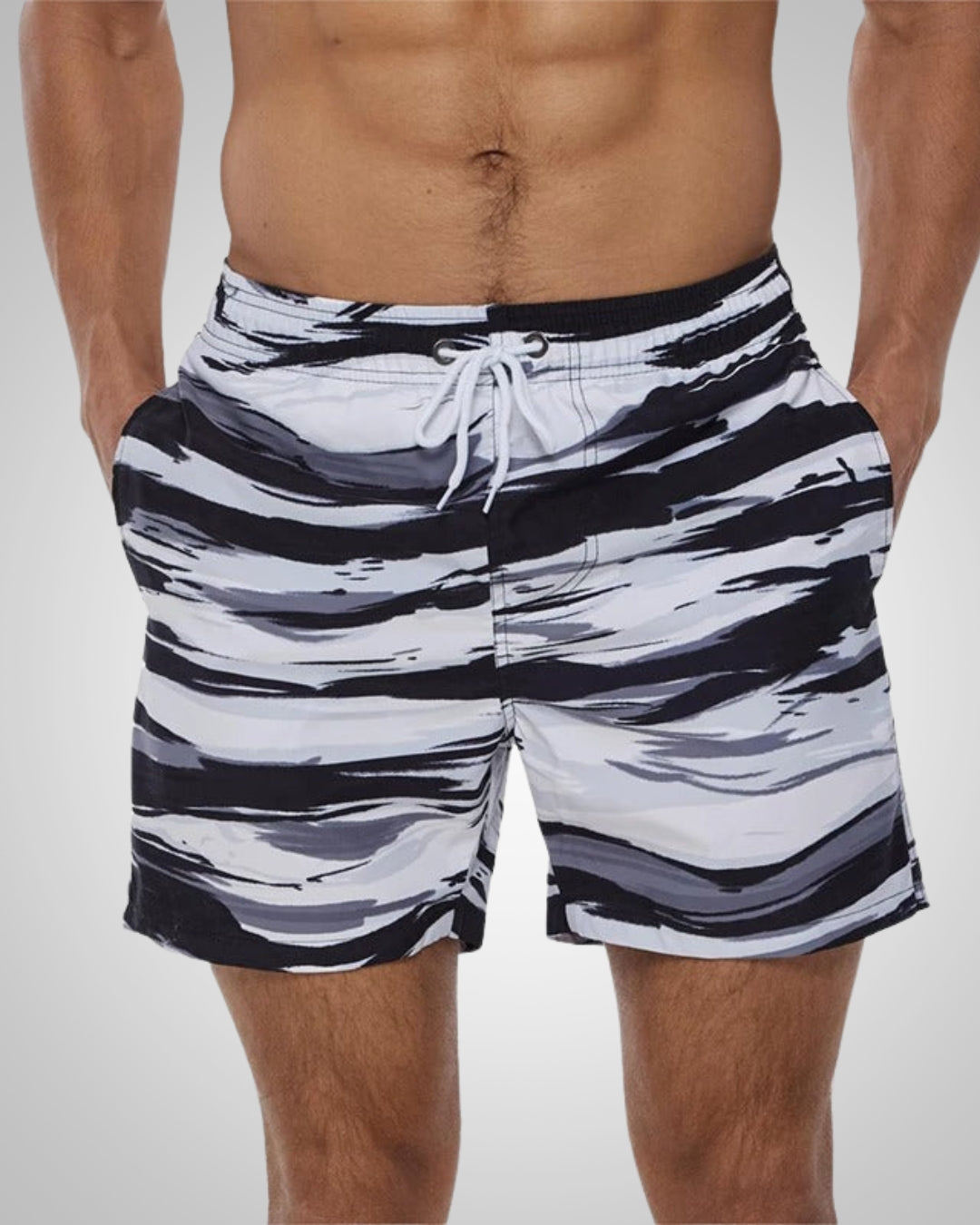 Thomas | Men's Beach Patterned Swim Trunks