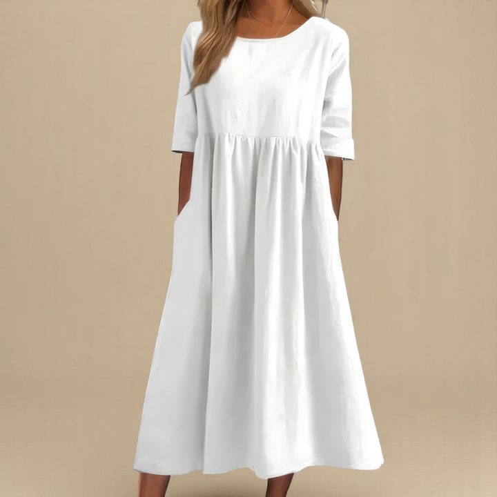 Elora | Women's Relaxed Fit Summer Midi Dress