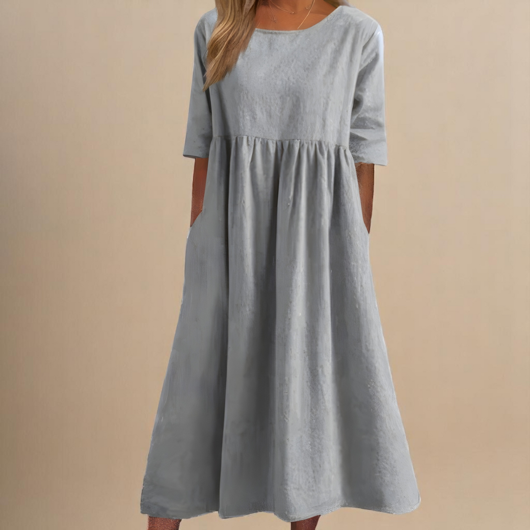 Elora | Women's Relaxed Fit Summer Midi Dress