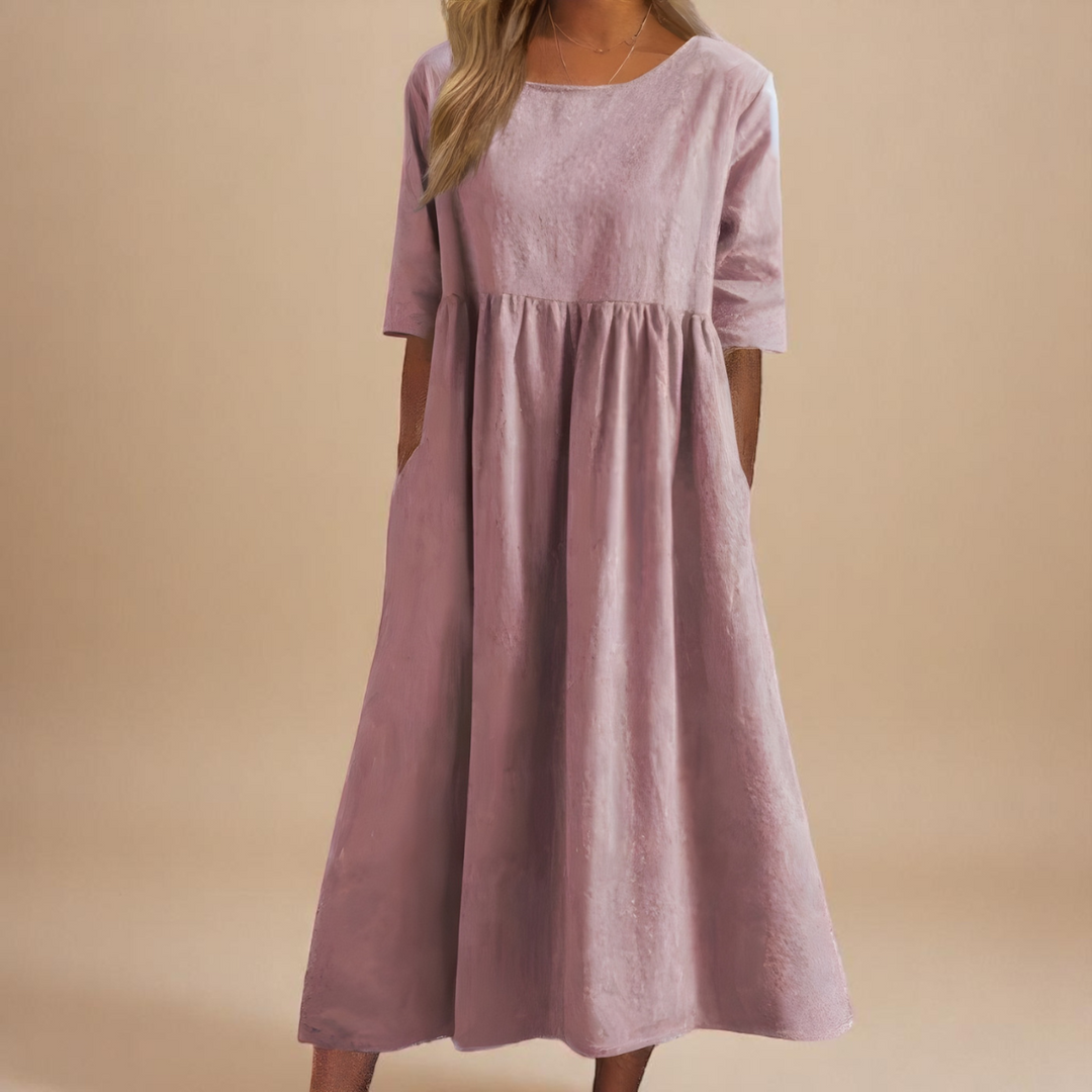 Elora | Women's Relaxed Fit Summer Midi Dress