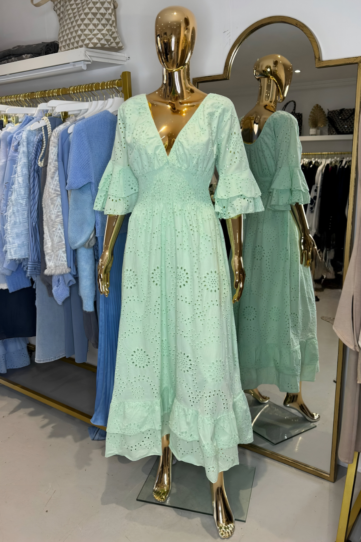Hadley | Women’s Casual V Neck Muslin Dress