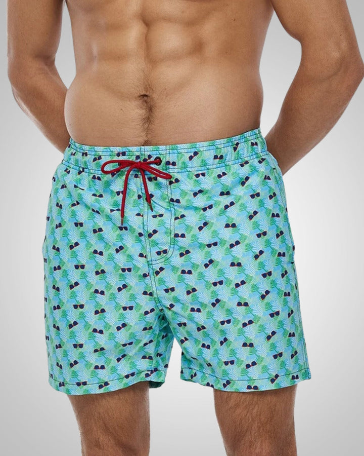 Thomas | Men's Beach Patterned Swim Trunks