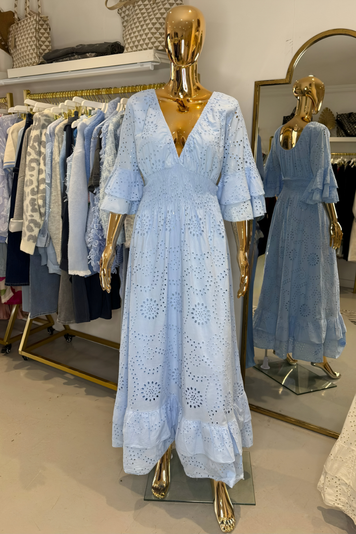 Hadley | Women’s Casual V Neck Muslin Dress