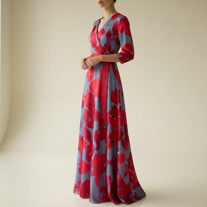 Ulrike | Women's Summer Wrapped Floral Dress
