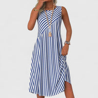 Karin | Women's Elegant Striped Summer Dress
