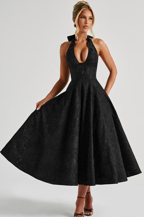 Tama | Women's Elegant A-line Wedding Guest Dress