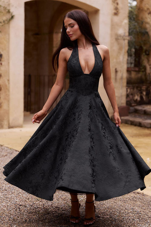 Tama | Women's Elegant A-line Wedding Guest Dress