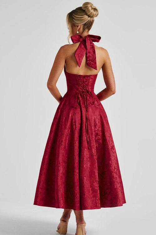 Tama | Women's Elegant A-line Wedding Guest Dress