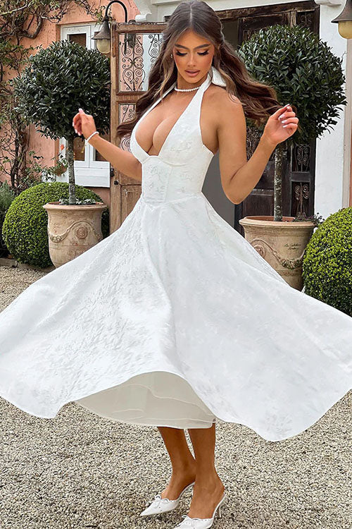 Tama | Women's Elegant A-line Wedding Guest Dress