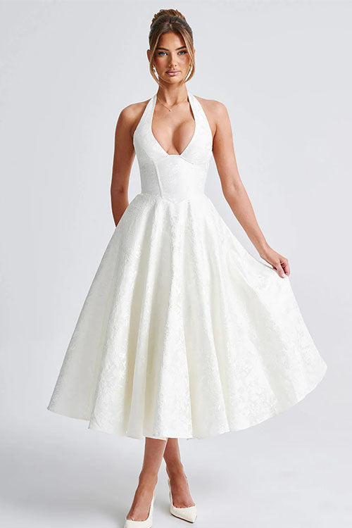 Tama | Women's Elegant A-line Wedding Guest Dress