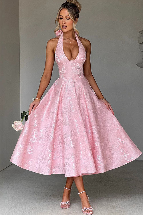 Tama | Women's Elegant A-line Wedding Guest Dress