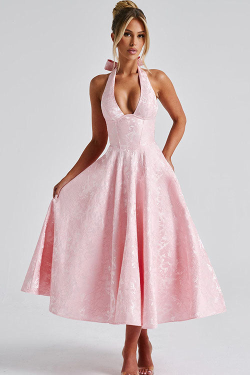 Tama | Women's Elegant A-line Wedding Guest Dress