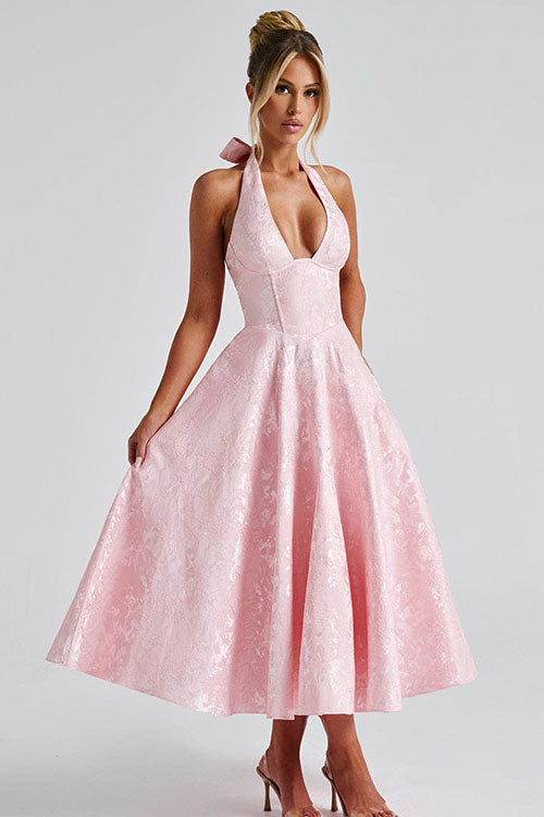 Tama | Women's Elegant A-line Wedding Guest Dress