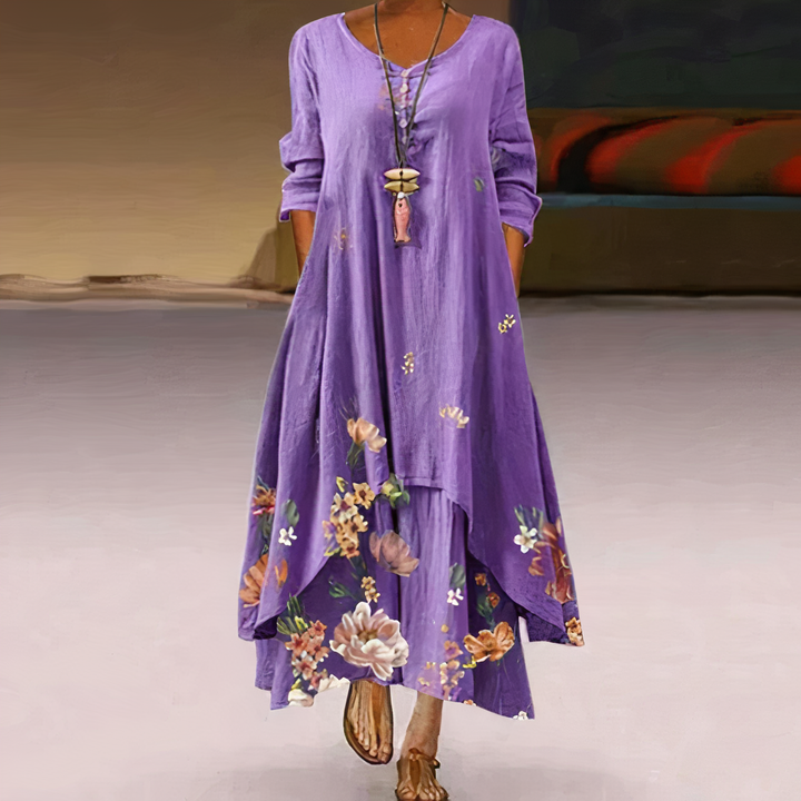 Maleah | Women's Classic Floral Maxi Dress