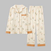 Savannah | Women's Floral Button-Up Sleepwear Set