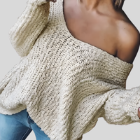 Gabriella | Women's Off-Shoulder Long Sleeve Sweater