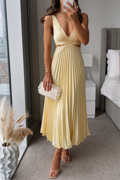 Collins | Women's Summer Pleated Midi Dress