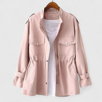 Juliana | Women's Elegant Overcoat With Zipper