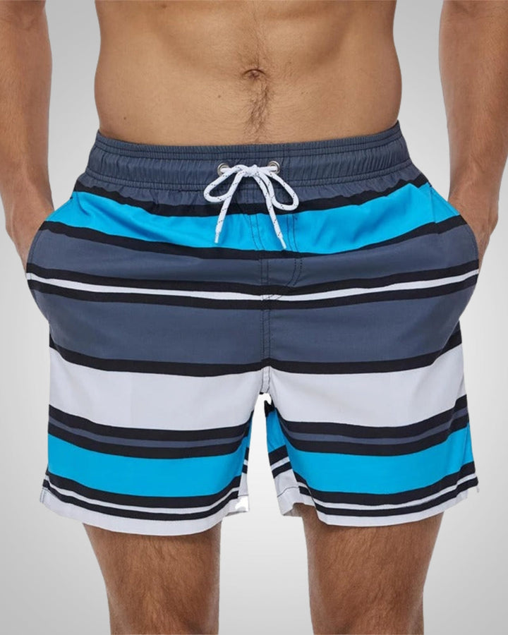 Thomas | Men's Beach Patterned Swim Trunks