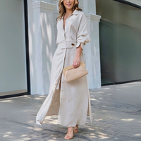 Sara | Women’s Elegant Button Maxi Dress