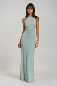 Valerie | Women's Elegant Halter Maxi Dress