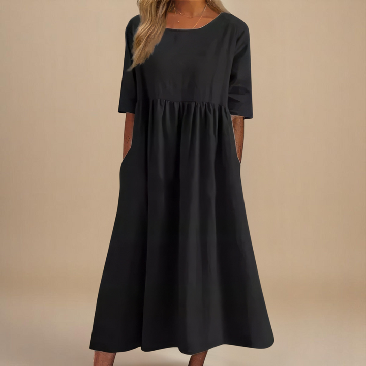 Elora | Women's Relaxed Fit Summer Midi Dress