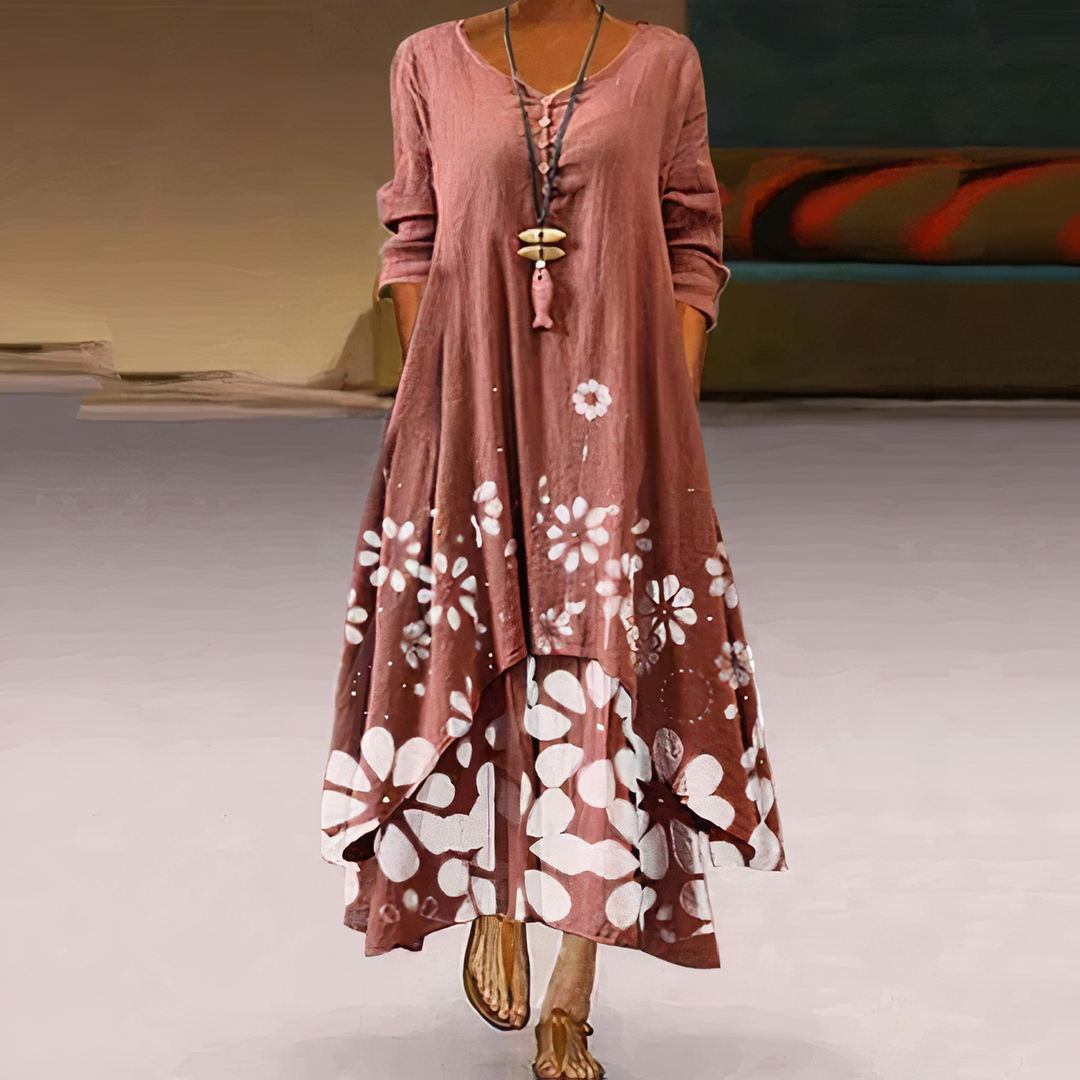 Maleah | Women's Classic Floral Maxi Dress