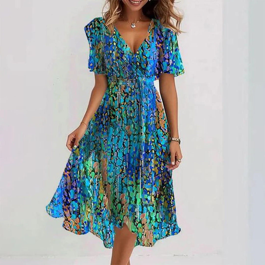 Cadence | Women's Floral Summer Midi Dress