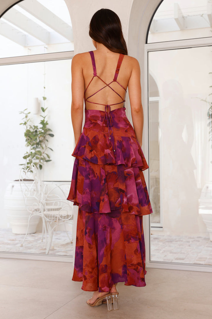 Romina | Women's Layered Summer Maxi Dress
