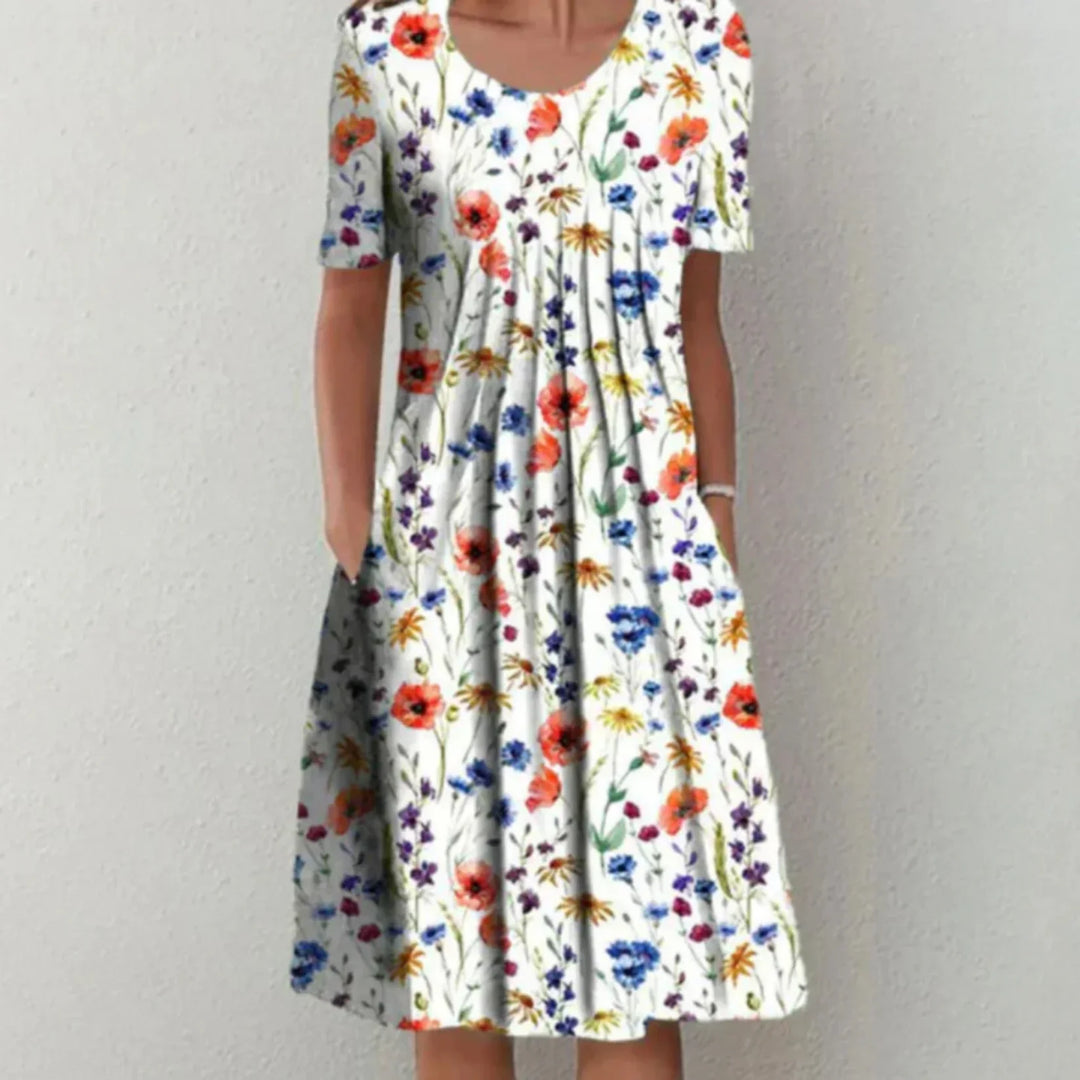 Sarah | Women’s Summer Floral Midi Dress
