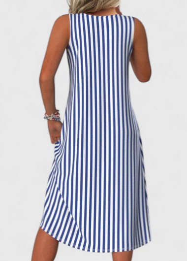 Karin | Women's Elegant Striped Summer Dress