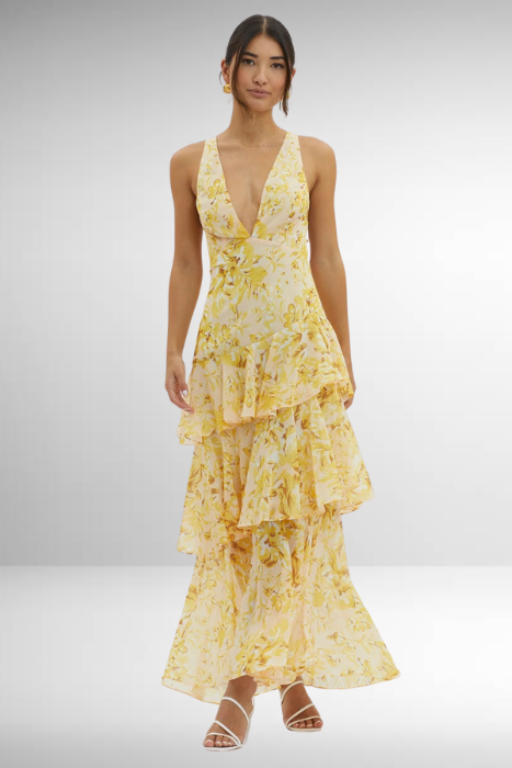 Romina | Women's Layered Summer Maxi Dress