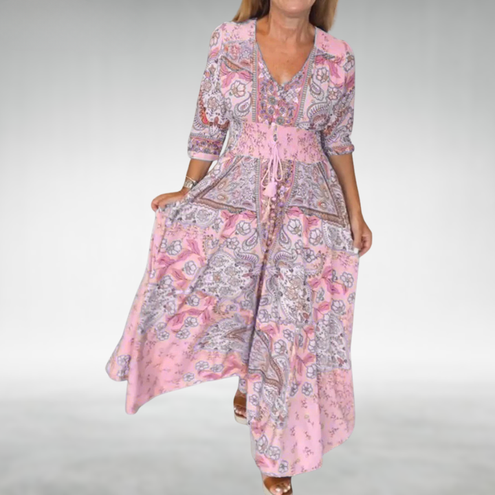 Ravina | Women's Summer Floral Maxi Dress
