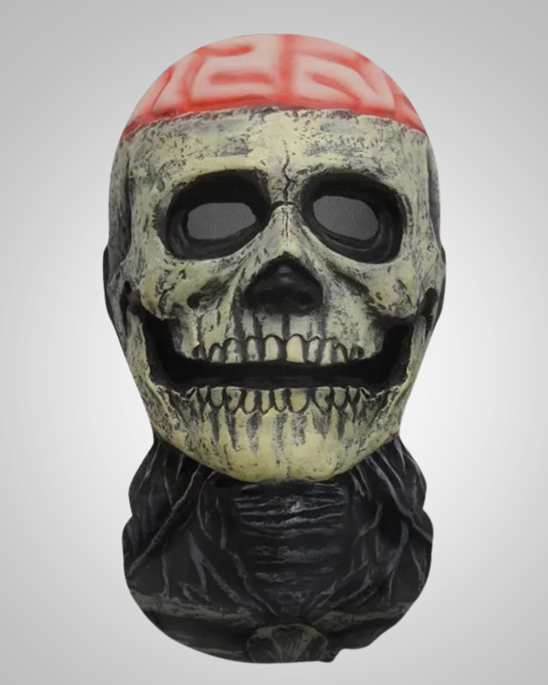 Halloween 3D Mesh Elastic Fit Ghost Face Mask