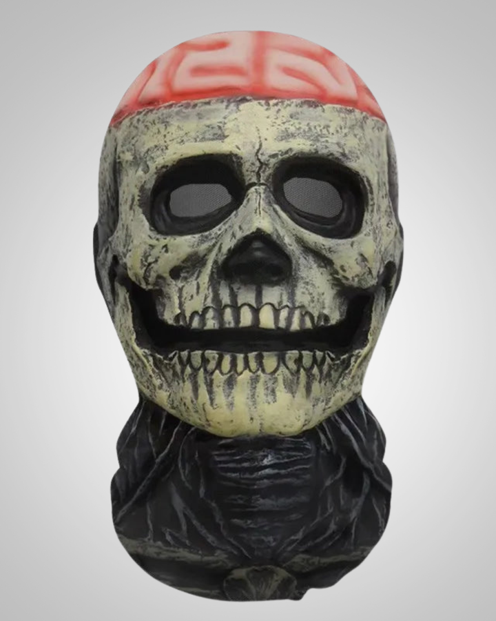 Halloween 3D Mesh Elastic Fit Ghost Face Mask