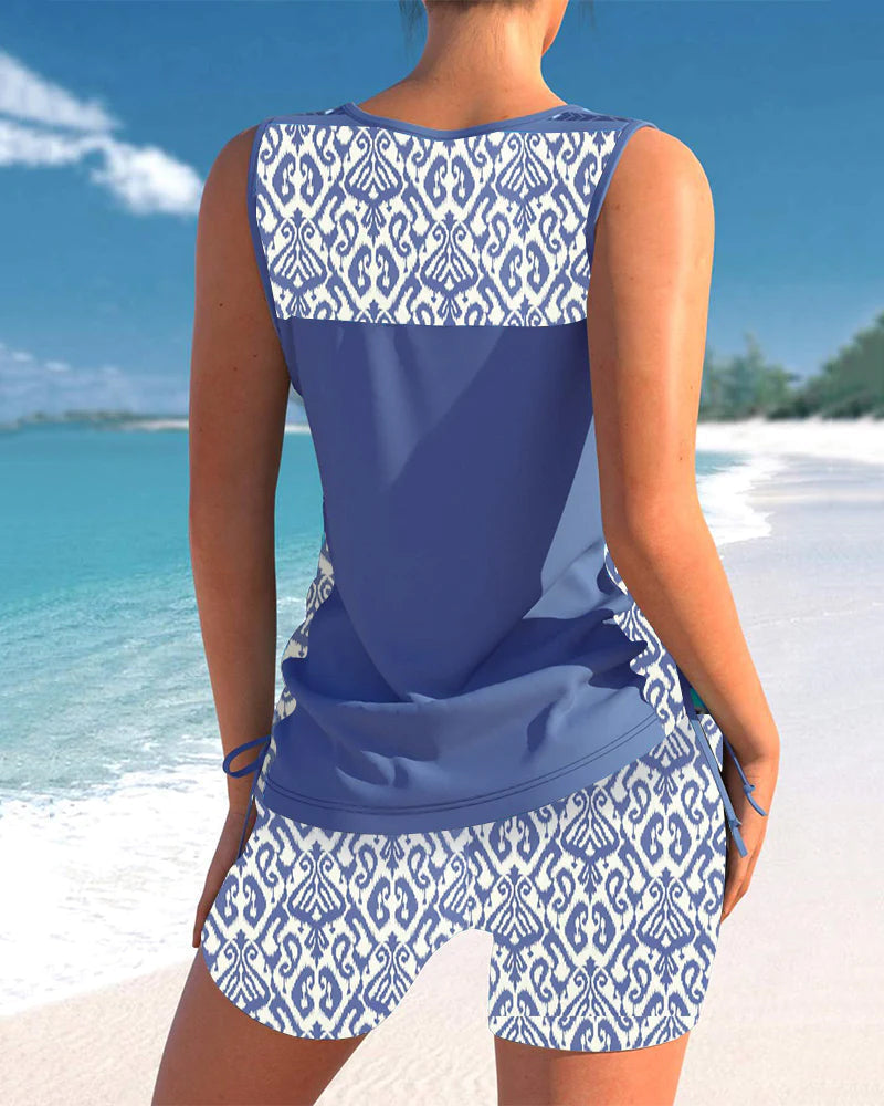 Seraphina | Women’s Summer V-Neck Tankini Swimwear