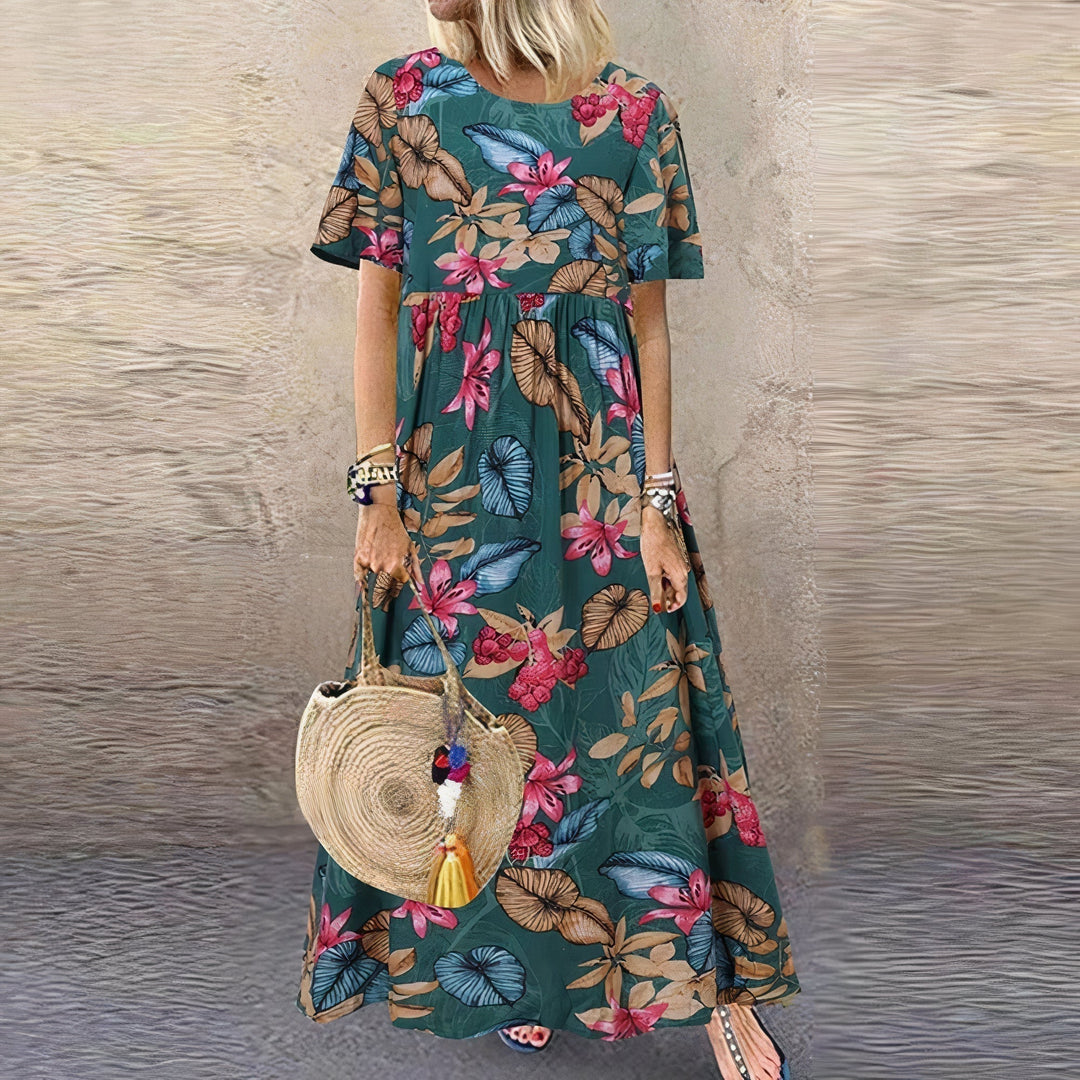 Aelmyra | Women’s Floral Summer Maxi Dress