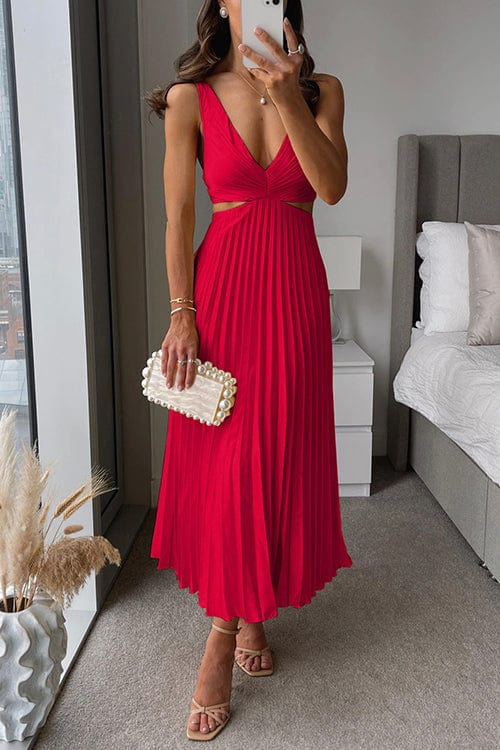 Collins | Women's Summer Pleated Midi Dress