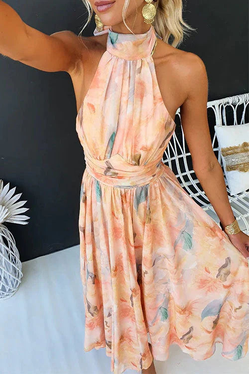 Seraphina | Women's Halter Neck Summer Maxi Dress