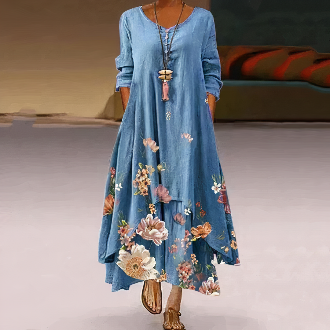Maleah | Women's Classic Floral Maxi Dress
