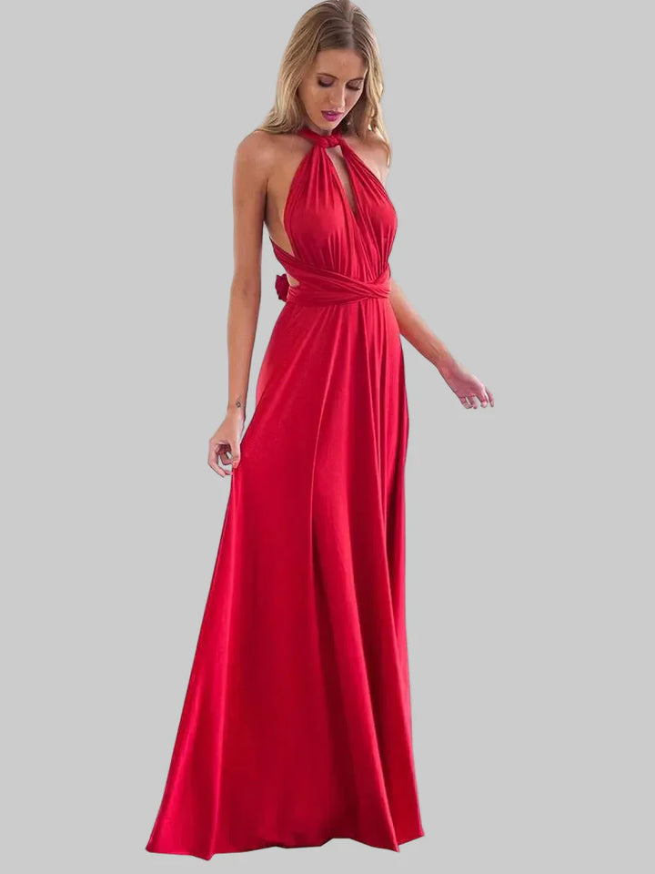 Aliey | Women's Convertible Wedding Guest Maxi Dress