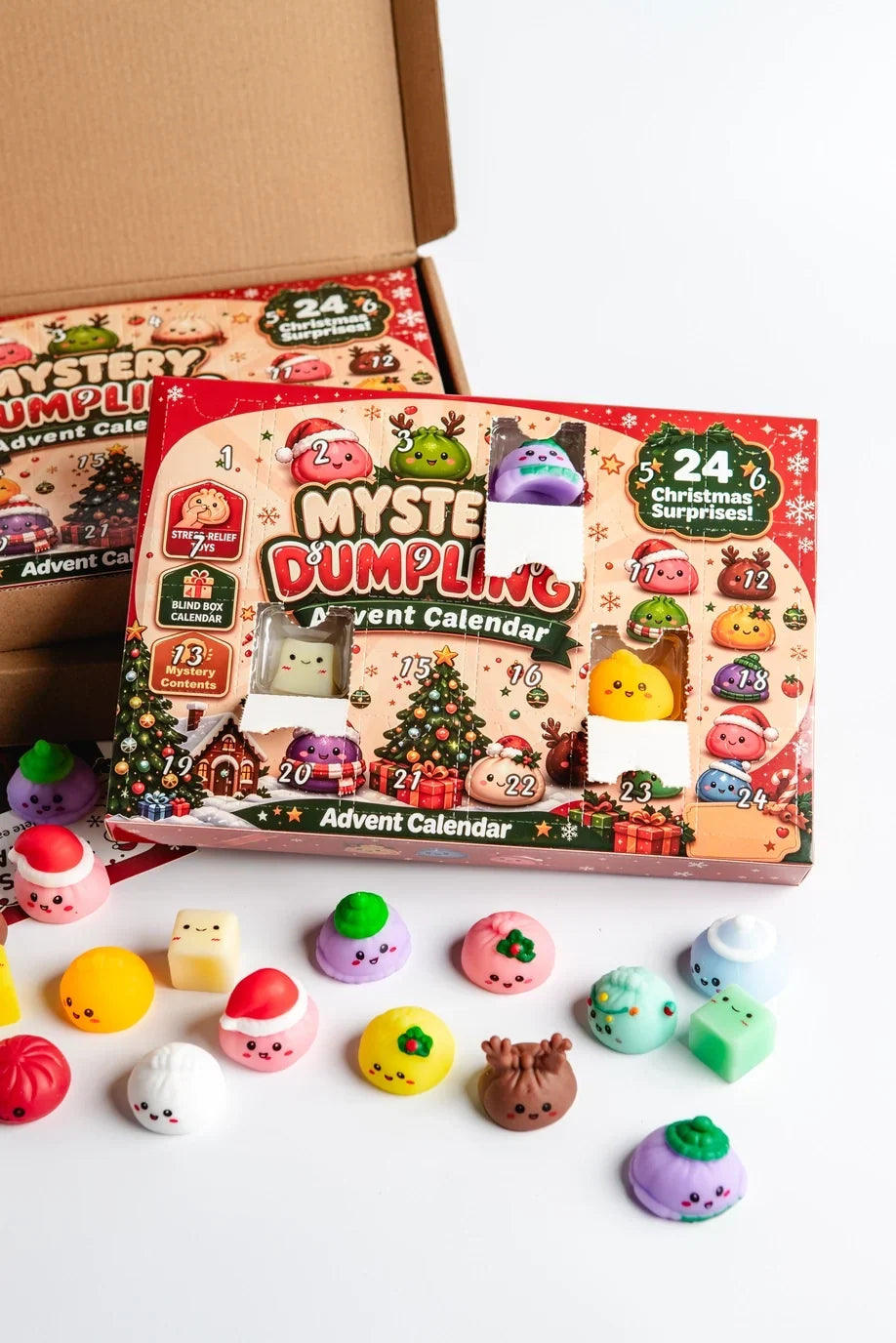 Mystery Mini Dumpling 24 Day Holiday Advent Calendar