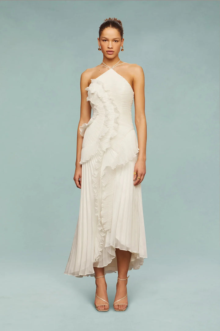 Gavina | Women's Summer Pleated Maxi Dress