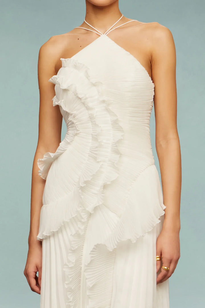 Gavina | Women's Summer Pleated Maxi Dress